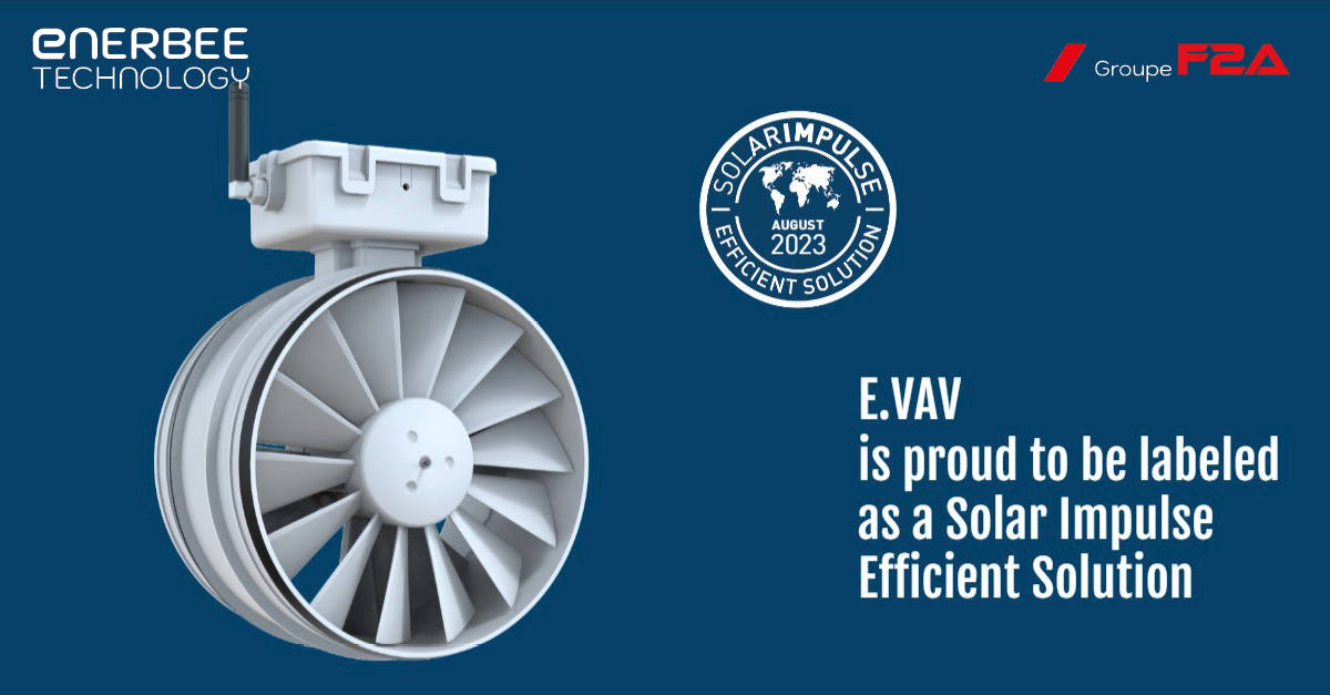 Solar Impulse Efficient Solution Label Pour E·vav Enerbee Technology